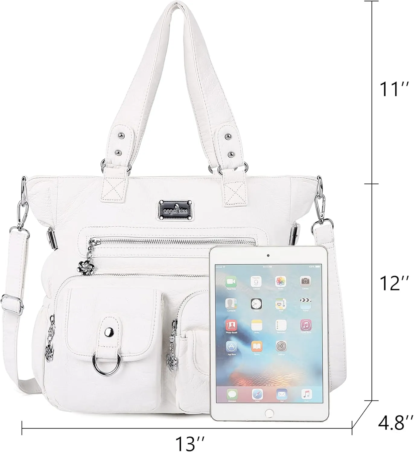 Angelkiss Purses and Handbag for Women Soft Leather Hobo Bags Satchel Shoulder Bags Ladies Tote Crossbody Bag