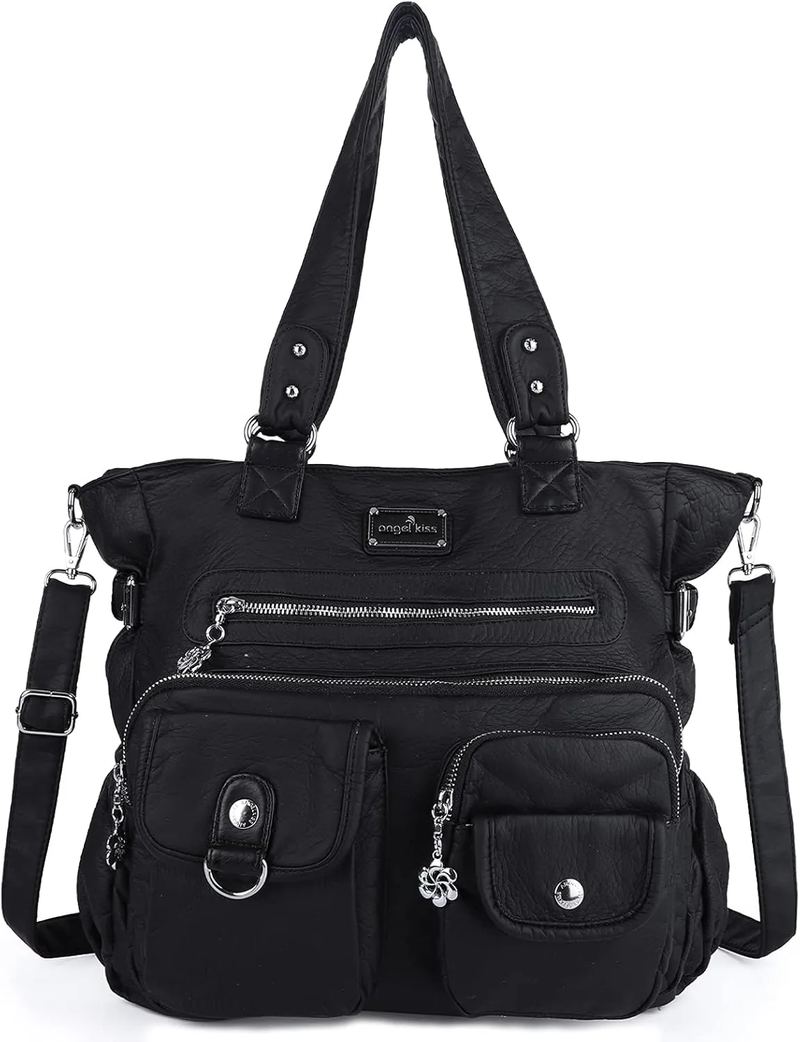 Angelkiss Purses and Handbag for Women Soft Leather Hobo Bags Satchel Shoulder Bags Ladies Tote Crossbody Bag