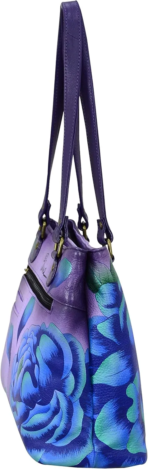 Anna by Anuschka Satchel Shoulder Handbag - Genuine Leather