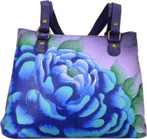 Anna by Anuschka Satchel Shoulder Handbag - Genuine Leather