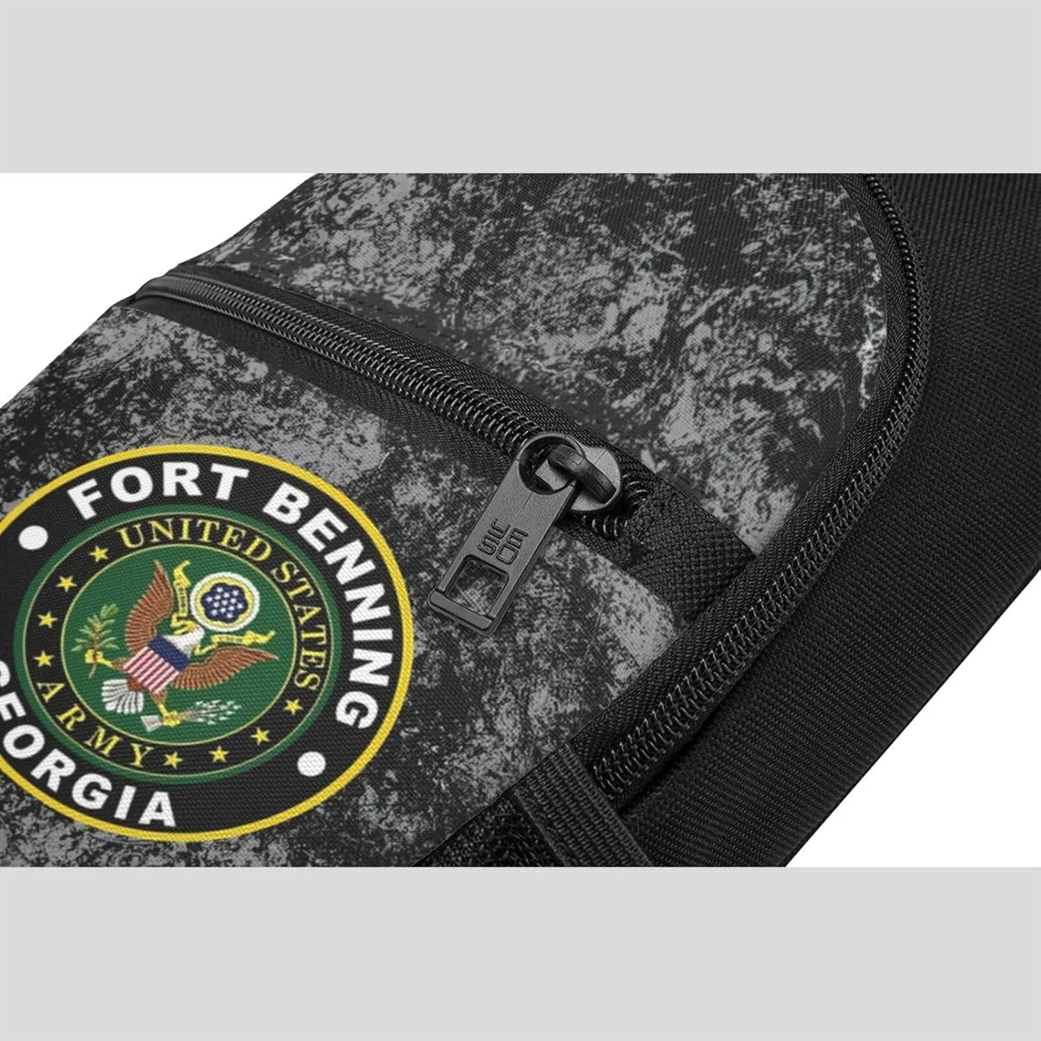Army Fort Benning Army Base Georgia Sling Bag Crossbody Backpack Shoulder Casual Daypack Bags for Men