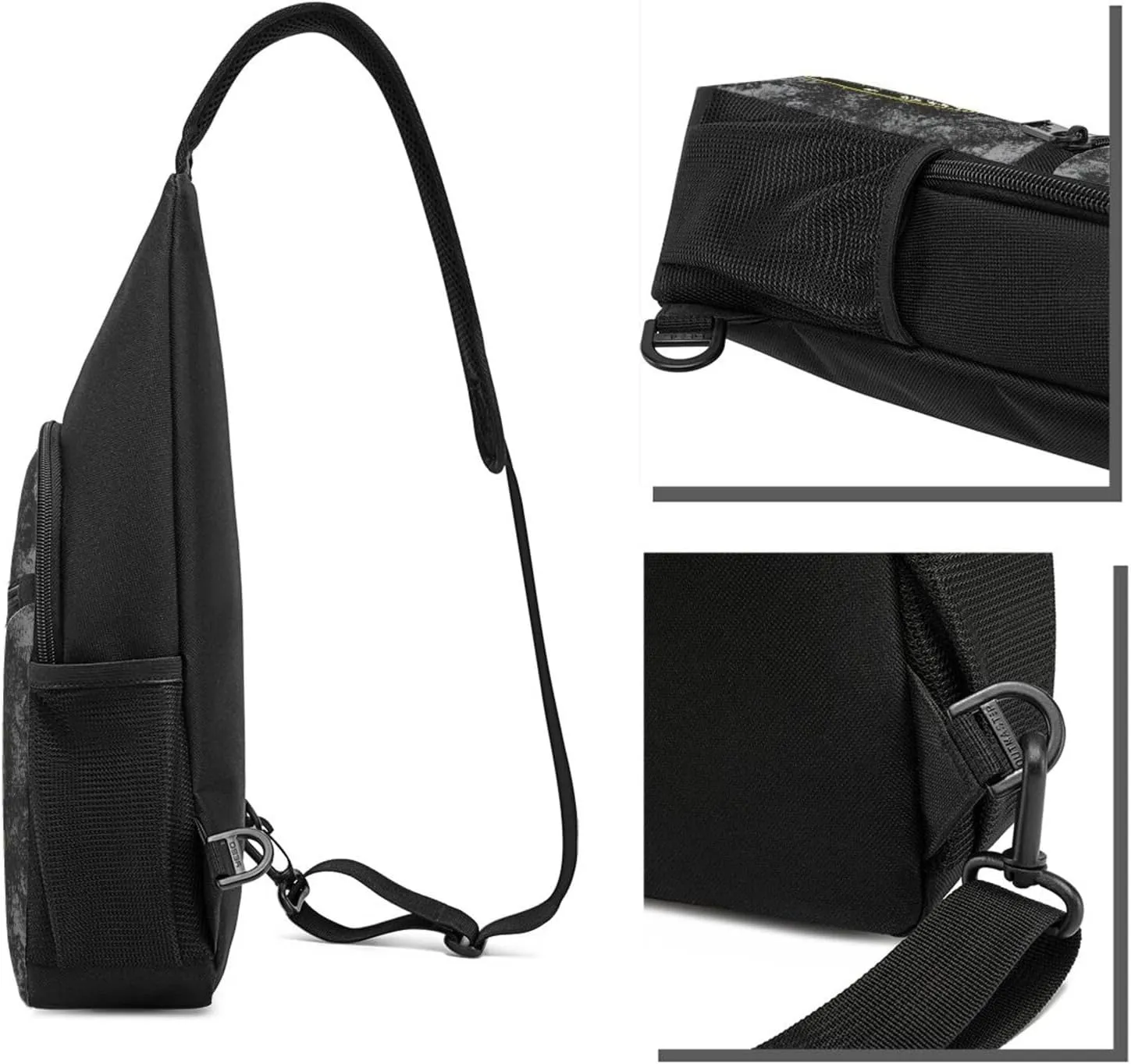 Army Fort Benning Army Base Georgia Sling Bag Crossbody Backpack Shoulder Casual Daypack Bags for Men