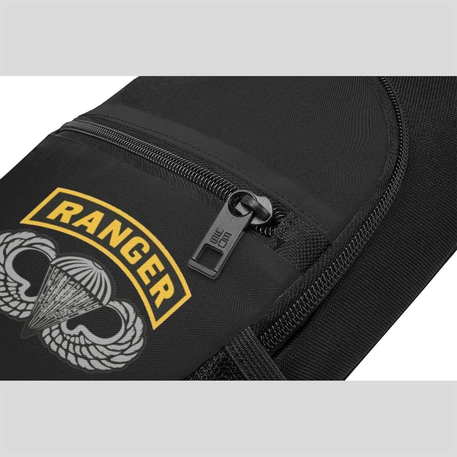 Army Ranger Tab with Airborne Wings Sling Bag Crossbody Backpack Shoulder Casual Daypack Bags for Men