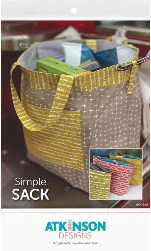 Atkinson Design Simple Sack Ptrn, None White