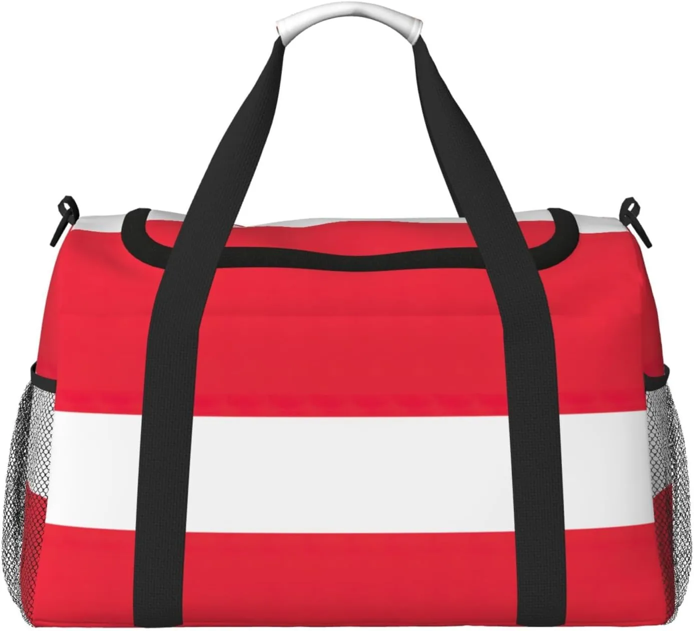 Austrian flag print Carry on Bag Underseat forTraveling Personal Item Bag Travel Duffel Bag Gym Bag for Women Men