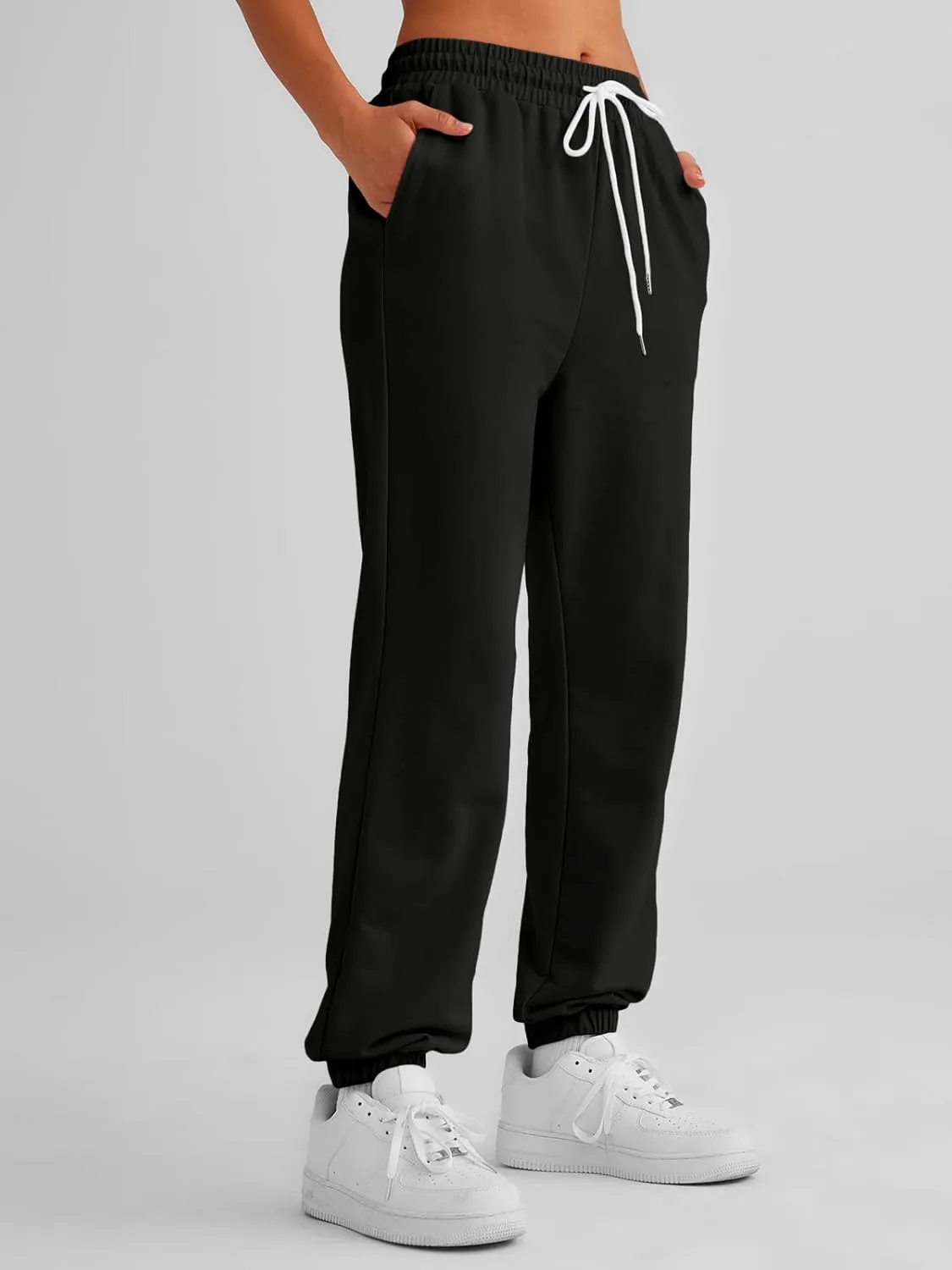 AUTOMET Women's Cinch Bottom Sweatpants Athletic Joggers Lounge Pants with Pockets