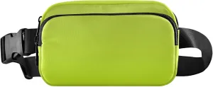 Avocado Green Light Lime Gradient Women Fanny Pack Waterproof Hip Bag Belt Pouch Neon Waist Pack for Women
