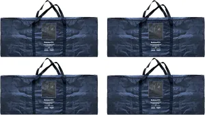 B-USA 4 Pack Large storage bags- 37x 14 x 9”, outdoor rugs storage carry bag, carry or storage for outdoor travel gear, camping accessories, 20 lb capacity duffel bag for long size items 7926