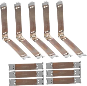 Bag Internal Hinges Spring Clip for Purse Handles 20pcs Metal Flex Frame Hinges Coin Purse Random