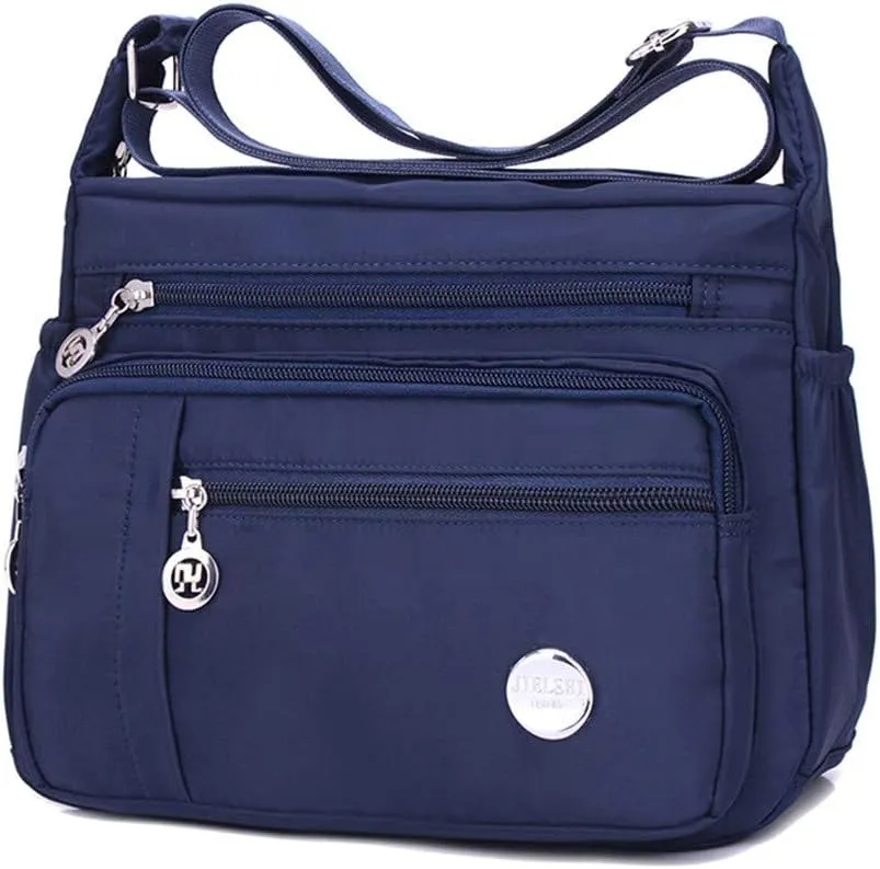 Bag Shoulder Women Single Nylon Crossbody Fashion Messenger Bags Bag Shoulder Straps for Bags (Dark Blue, L)