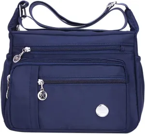 Bag Shoulder Women Single Nylon Crossbody Fashion Messenger Bags Bag Shoulder Straps for Bags (Dark Blue, L)