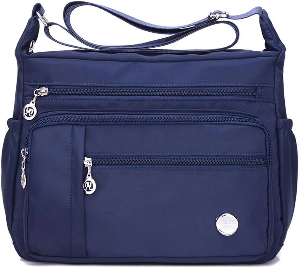 Bag Shoulder Women Single Nylon Crossbody Fashion Messenger Bags Bag Shoulder Straps for Bags (Dark Blue, L)