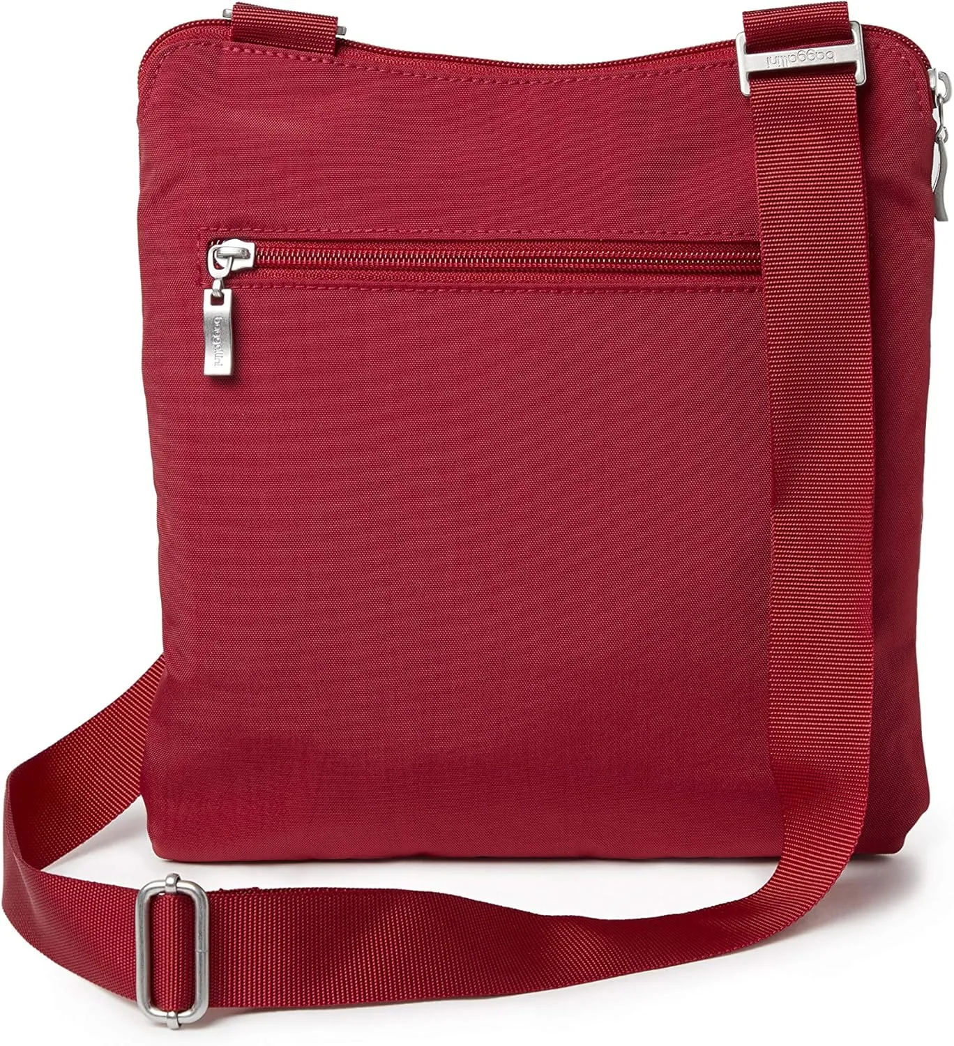 Baggallini Horizon Crossbody Bags for Women 10x10.5 Lightweight Water-Resistant Nylon RFID Purse Handbag w/Wristlet Included