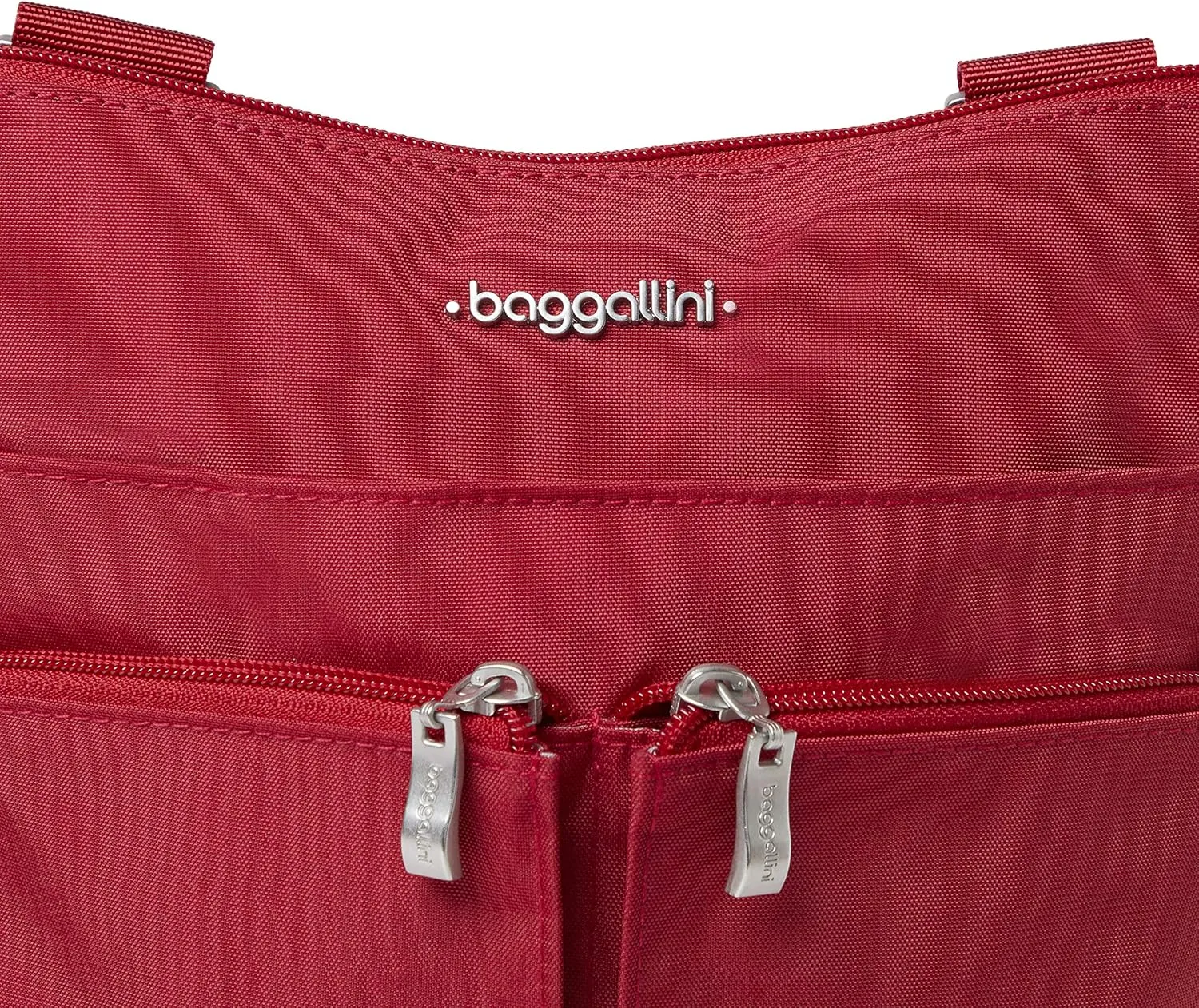 Baggallini Horizon Crossbody Bags for Women 10x10.5 Lightweight Water-Resistant Nylon RFID Purse Handbag w/Wristlet Included