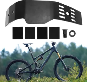 Bash Guard Engine Guard Plate for Specialized Levo Gen3 2022-2024, E-Bike Mountain Bike Lower Frame Guard Cover Protection with Long Bolt Hard Anodised Black, Not for Gen2