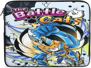 Battle-Cats Slim Laptop Bag - Lightweight And Water-Resistant Carrying Case with Handle