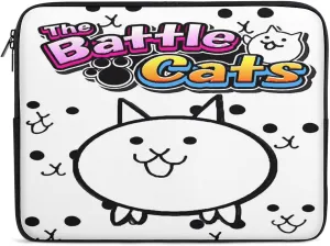Battle-Cats Slim Laptop Bag - Lightweight And Water-Resistant Carrying Case with Handle