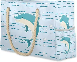 Beach Tote Bags for Women with Zipper Large Pool Bags for Swimming Travel Gym