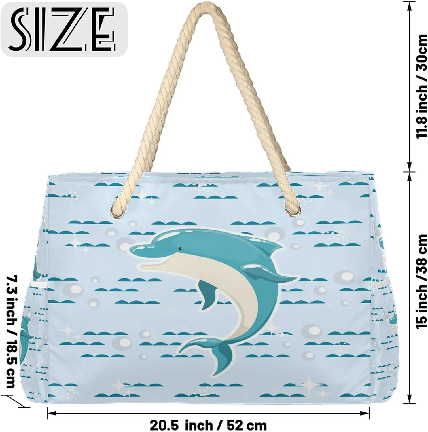Beach Tote Bags for Women with Zipper Large Pool Bags for Swimming Travel Gym