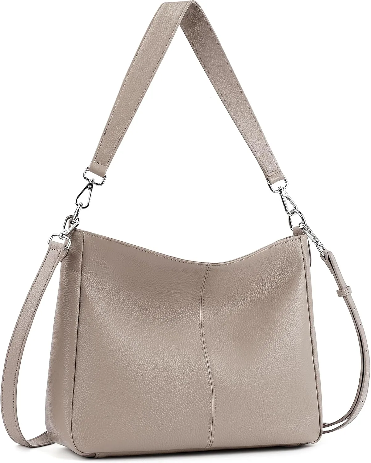 befen Genuine Leather Hobo Bags Purses for Women, Women's Shoulder bag Handbags Crossbody Bag with 2 Shoulder Straps