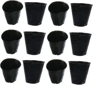 BESPORTBLE 1000 Pcs Nutrition Cup Nursery Plant Pot Starter Garden Pot Planting Net Hydro Planting Planter Nursery Pot Tree Seedling Grow Bags Small Plant Pots Clear Plant Pot Plants or Black