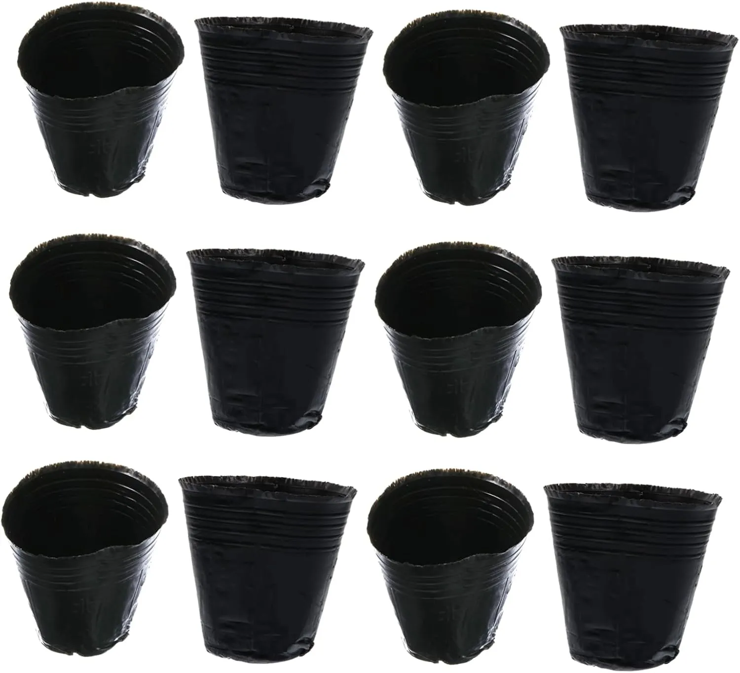 BESPORTBLE 1000 Pcs Nutrition Cup Nursery Plant Pot Starter Garden Pot Planting Net Hydro Planting Planter Nursery Pot Tree Seedling Grow Bags Small Plant Pots Clear Plant Pot Plants or Black