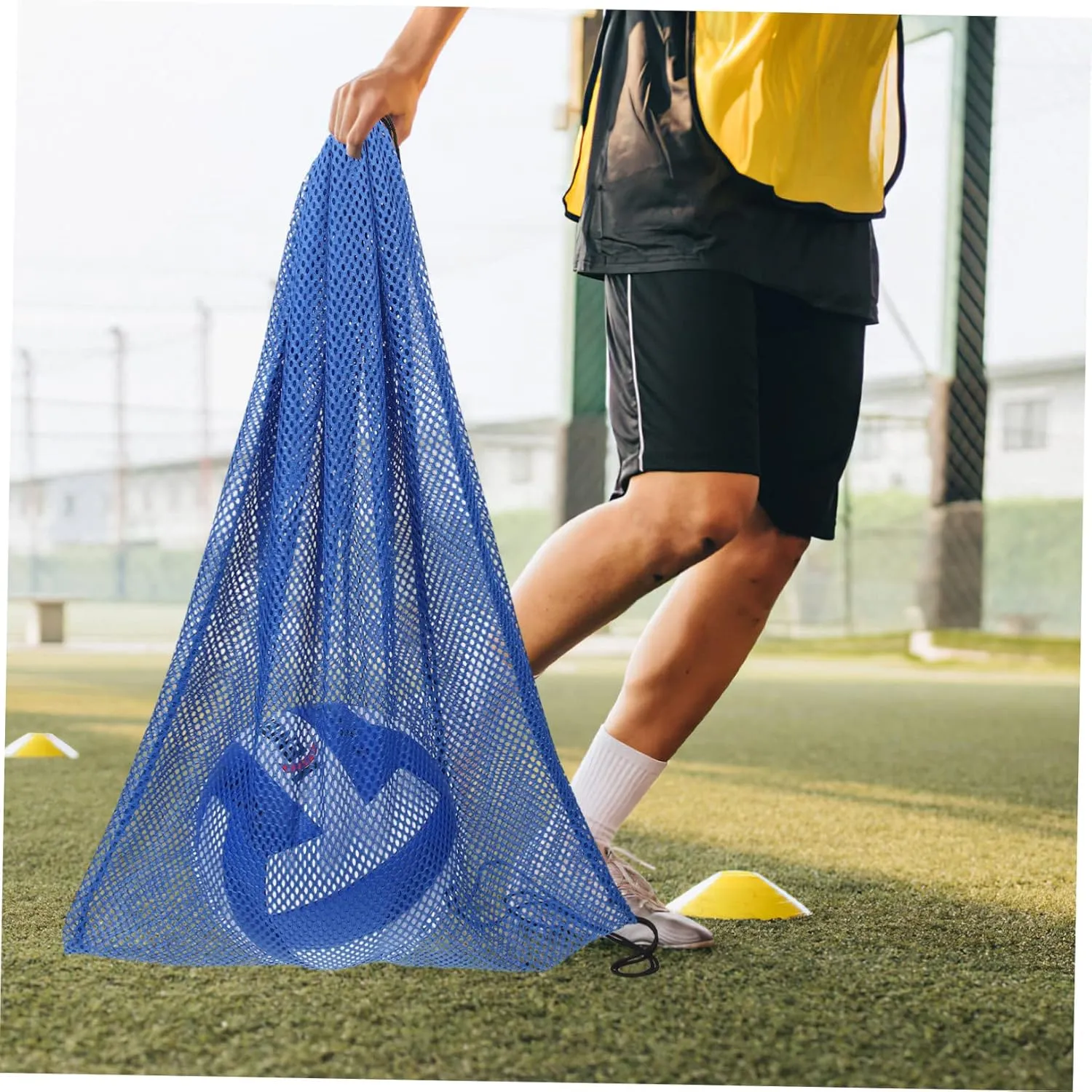 BESPORTBLE Mesh Bag Mesh Bag Balls Gym Duffle Bag Carry Bag Bags Net Bag Pickleball Draw Storage Bag Basketball