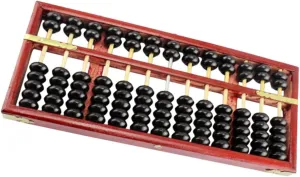 BESPORTBLE Vintage Wooden Abacus for Students Arithmetic Counting Tool for Math Learning Educational Aid for Adults Present for Collectors
