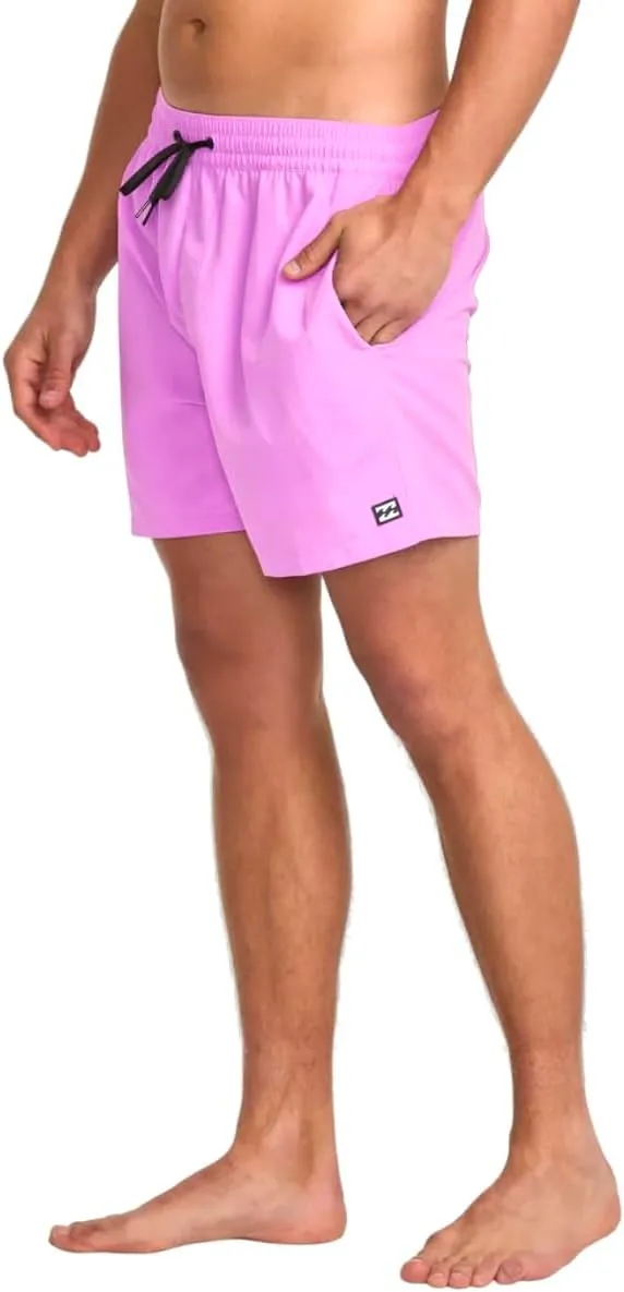Billabong Men's Standard All Day Overdye Layback Elastic Waist Boardshort, 17 Inch Outseam