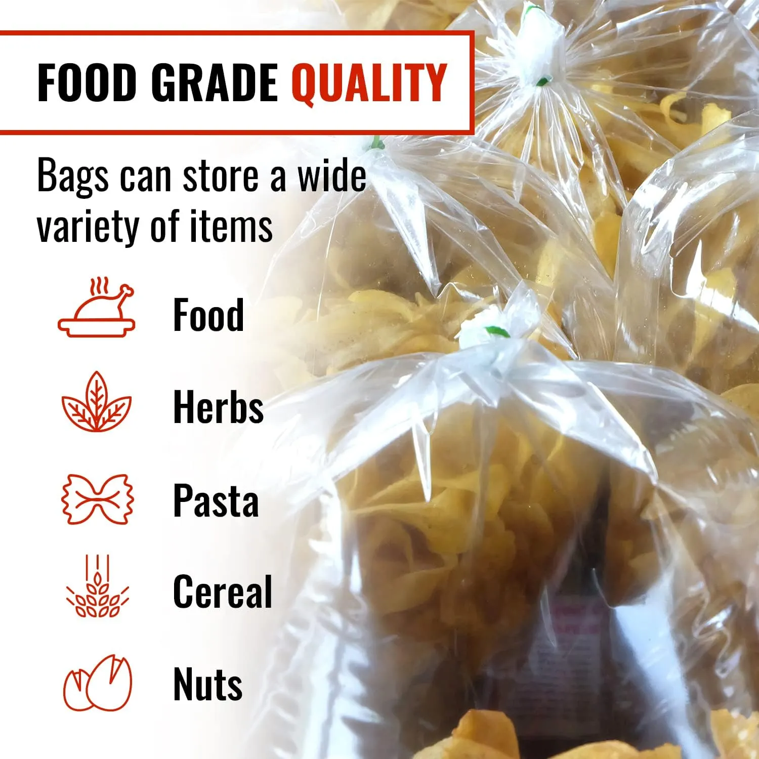 BirdBags Turkey Bags, 18” x 24” 100 Pack, USA & EU-Approved, Freezer Safe, Oven Safe, Great Heat-Safe 450*F Cooking Bags for Oven & Turkey Brining, Heavy Duty Oven Bags for Turkey …