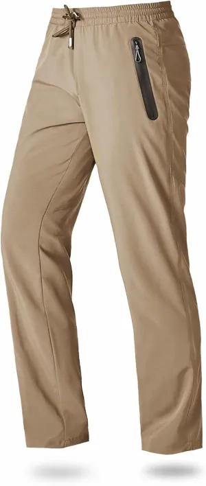 Boladeci Men's Joggers Lightweight Quick Dry Casual Athletic Hiking Pants Sweatpants with Pockets Elastic Waist