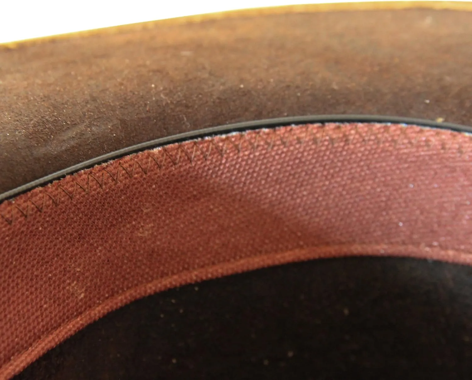 Borges & Scott Premium Leather Fedora - Wide Brim Hat Leather - Water Resistant