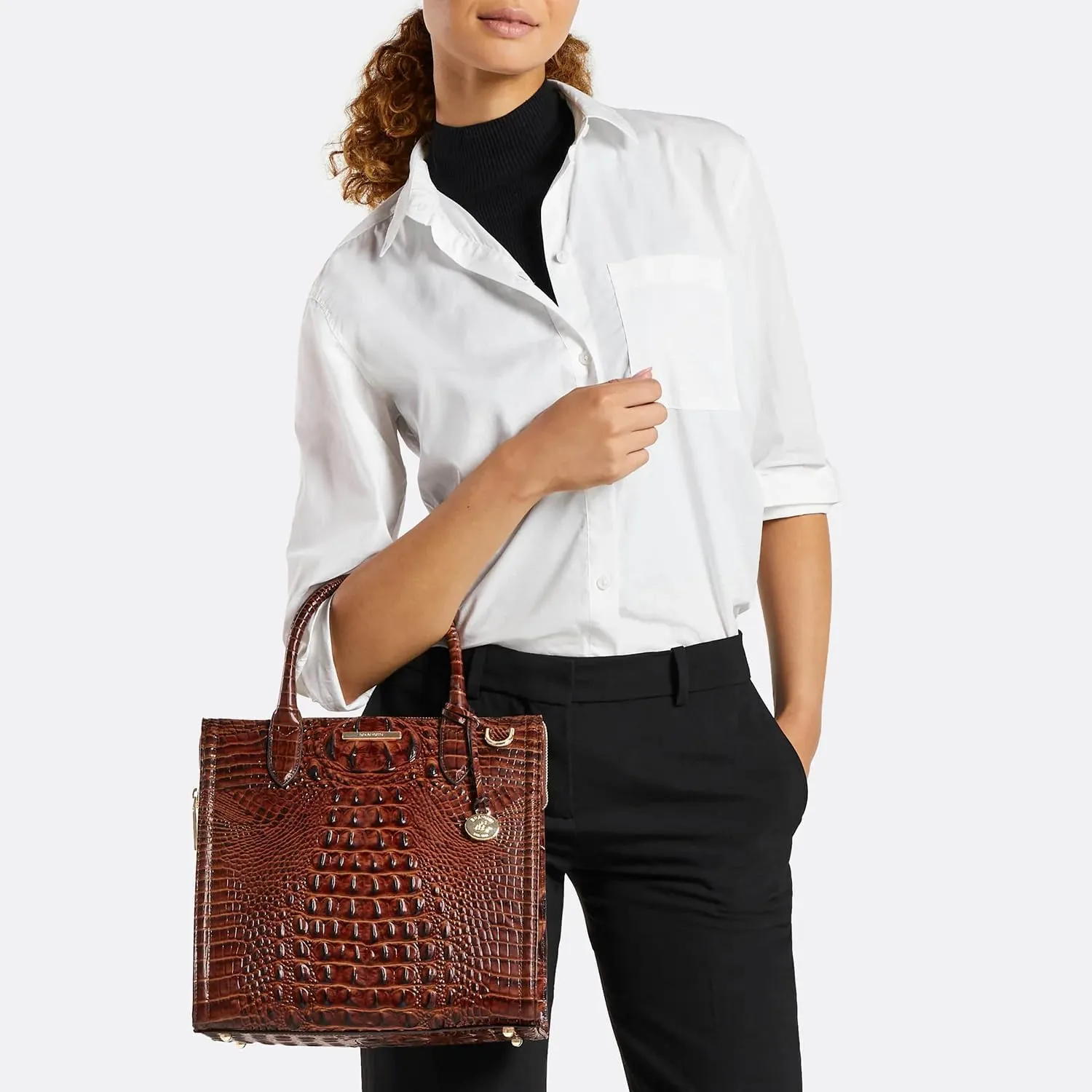 BRAHMIN Melbourne Caroline Satchel