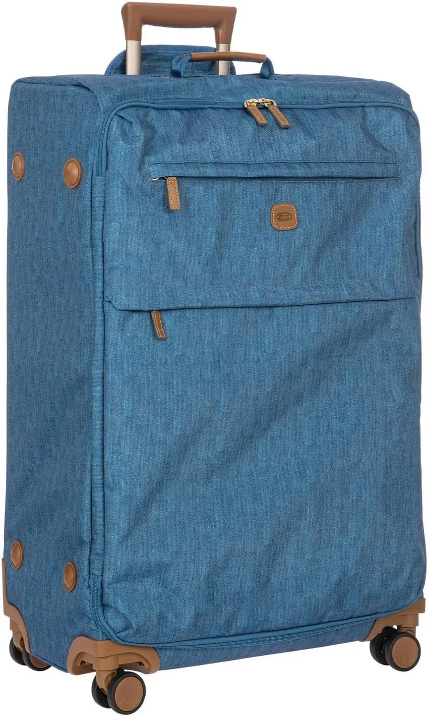 Bric's X-Bag Large Spinner with Frame - 30 Inch - Suitcases with Wheels - Checked Luggage - Jeans