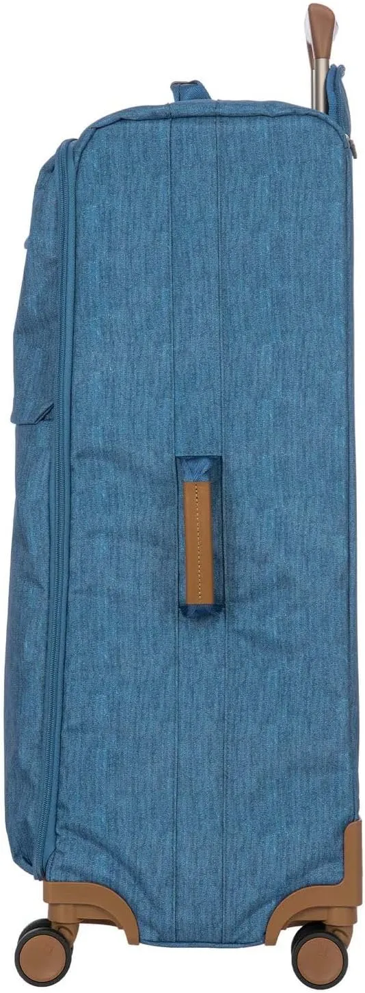 Bric's X-Bag Large Spinner with Frame - 30 Inch - Suitcases with Wheels - Checked Luggage - Jeans