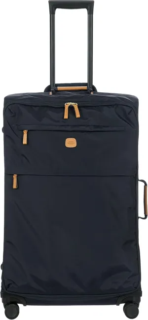 Bric's X-Bag Large Spinner with Frame - 30 Inch - Suitcases with Wheels - Checked Luggage - Navy