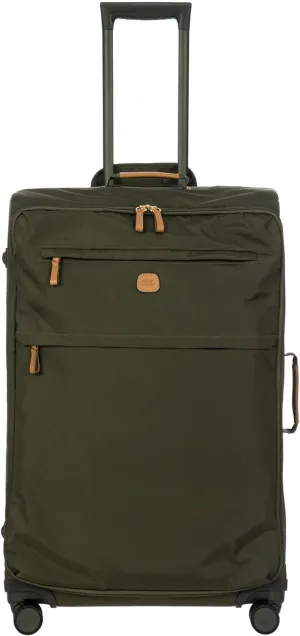 Bric's X-Bag Large Spinner with Frame - 30 Inch - Suitcases with Wheels - Checked Luggage - Olive