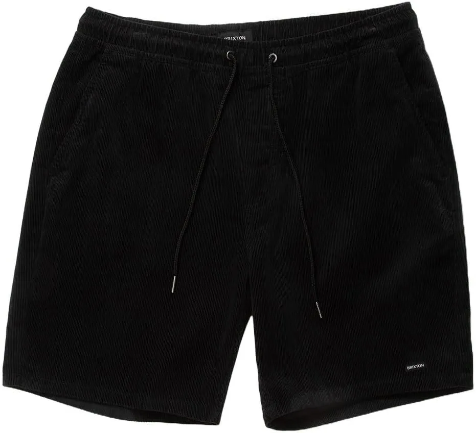 Brixton Leon Mens Elastic Waist Corduroy Shorts