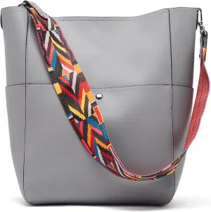 BROMEN Women Purses and Handbags Leather Hobo Bags Designer Shoulder Bucket Crossbody Purse