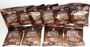 Brownie Brittle Chocolate Chip 10 (1 Oz.) Bags - Small Storage Space Friendly!