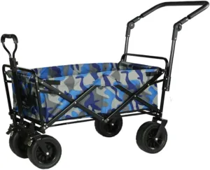Camping Trolley Beach Trolley Folding Utility Wagon Camping Cart with 4 Wheeled Garden Trolley Portable Outdoor Fishing Cart for Picnic Beach Festival Trolley Folding Trolley
