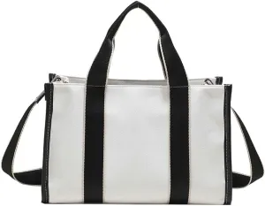 Canvas Tote Bags for Women Casual Large Work Handbags Shoulder Crossbody Purse Bag Top Handle Satchel