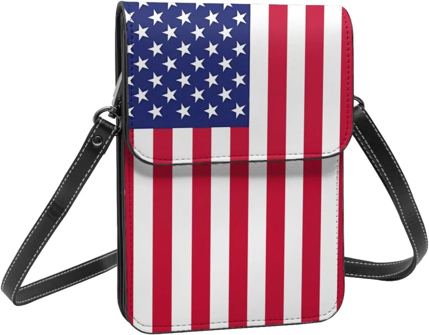 Carton Thunders Leather Crossbody Phone Purse for Women Cute Wallet Bags Lightweight Mini Sling Bag