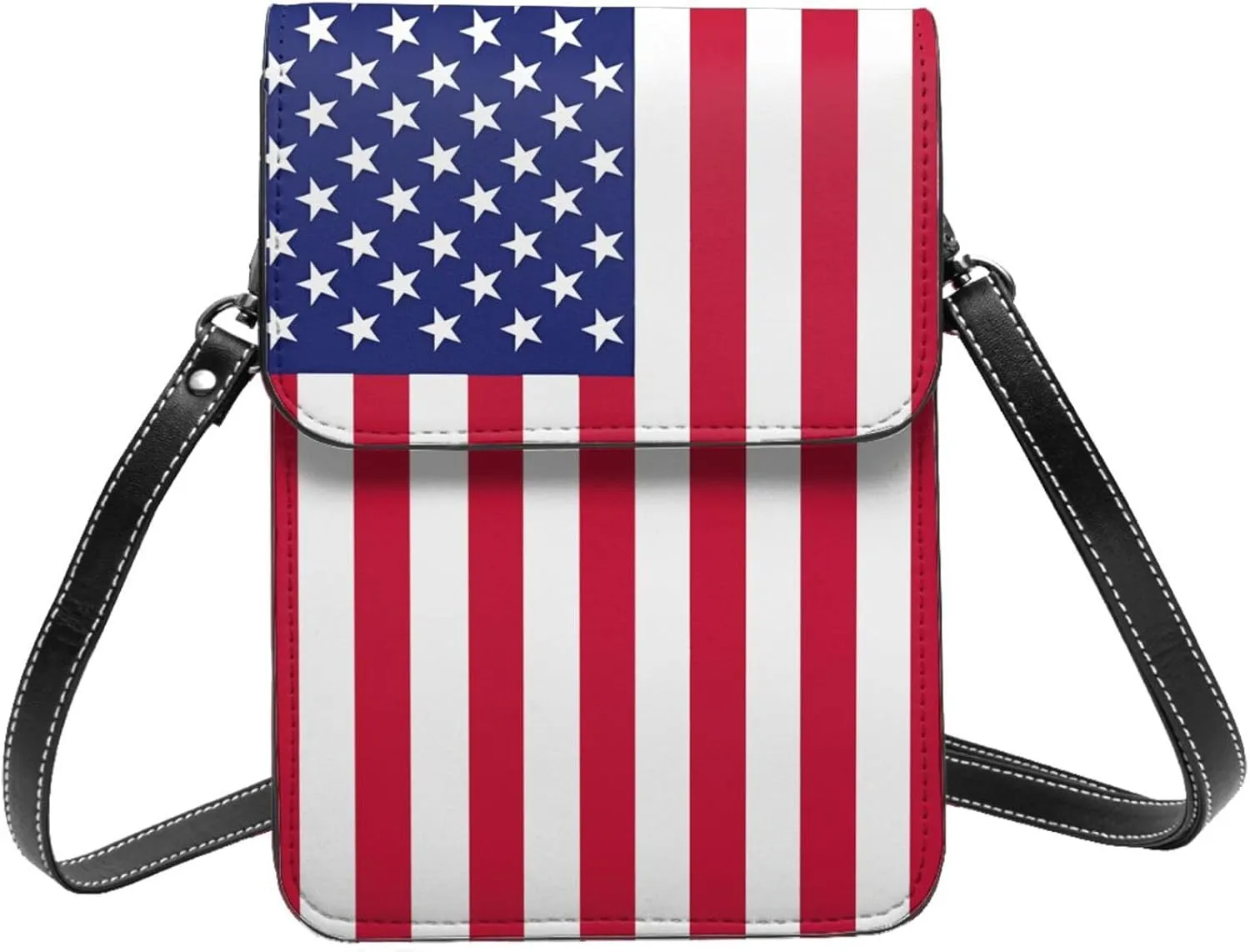 Carton Thunders Leather Crossbody Phone Purse for Women Cute Wallet Bags Lightweight Mini Sling Bag