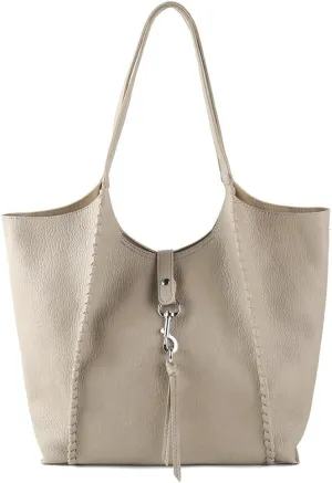 Casual Zipper Tote Bag for Women Soft PU Leather Hobo Bag Slouchy Shoulder Purse for Work Travel