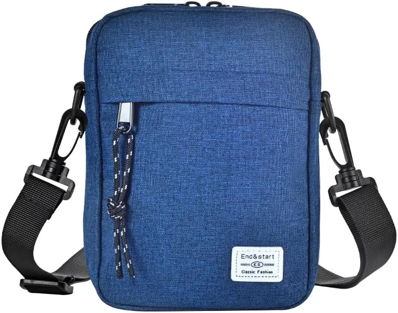 Cell Phone Shoulder Bag Men, Waterproof Crossbody Sling Purse Messenger Holster
