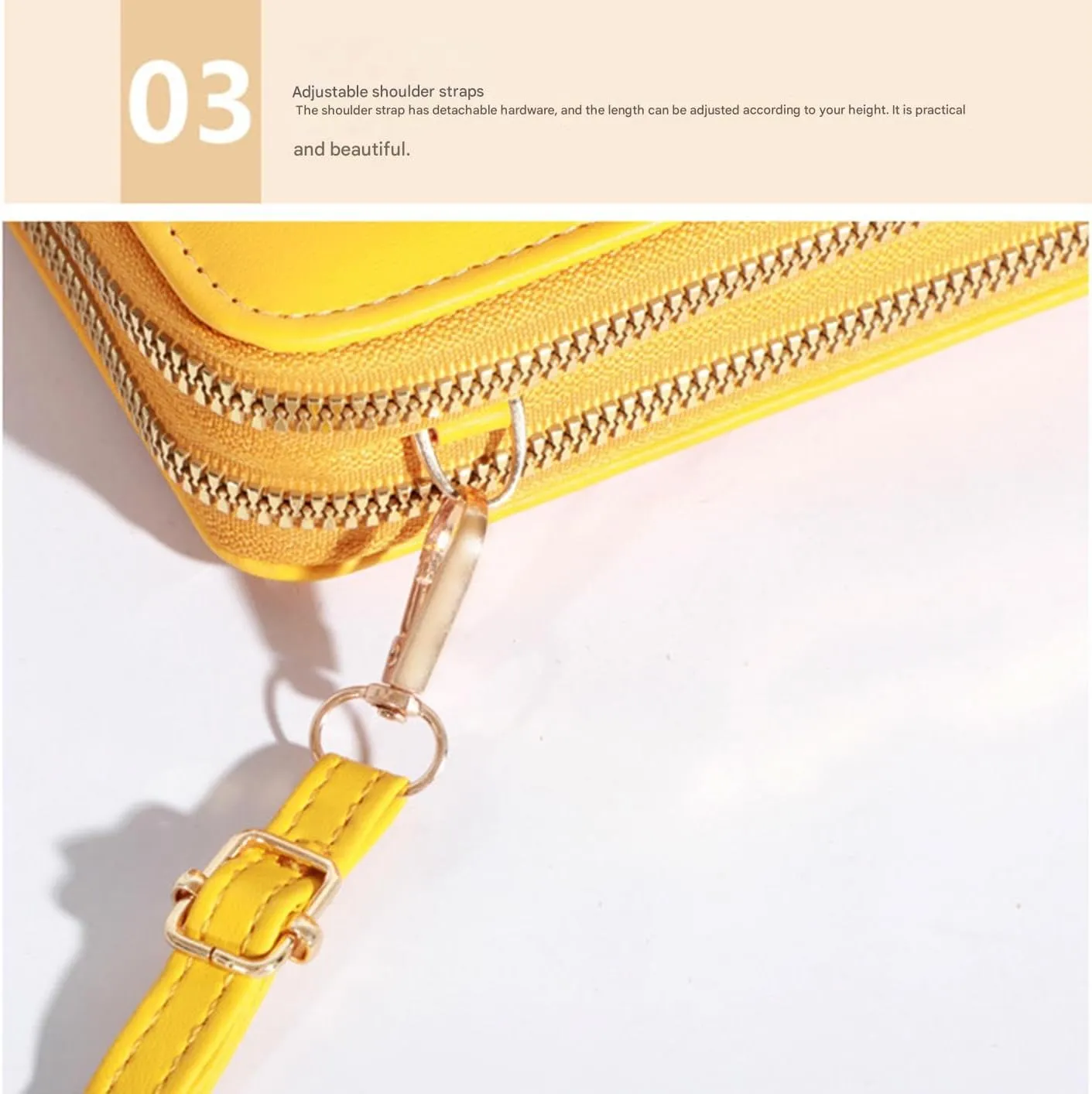 Cherishion Leather Small Crossbody Bag, Leather Small Crossbody Bag/Mini Messenger Shoulder Handbag, Mobile Phone Wallet