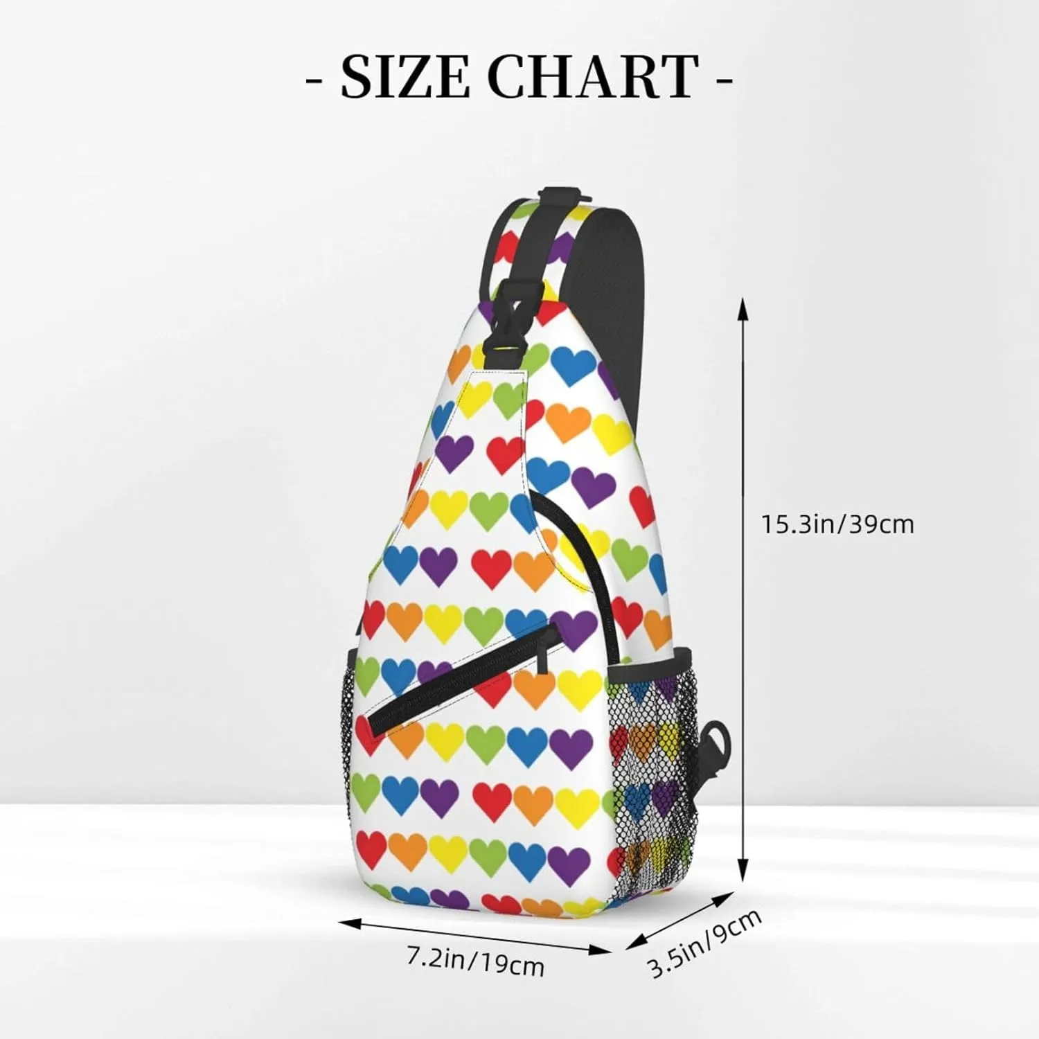 Chest Sling Bag Crossbody Shoulder Backpack Bag Gym Cycling Travel Hiking Daypack Cross Bag