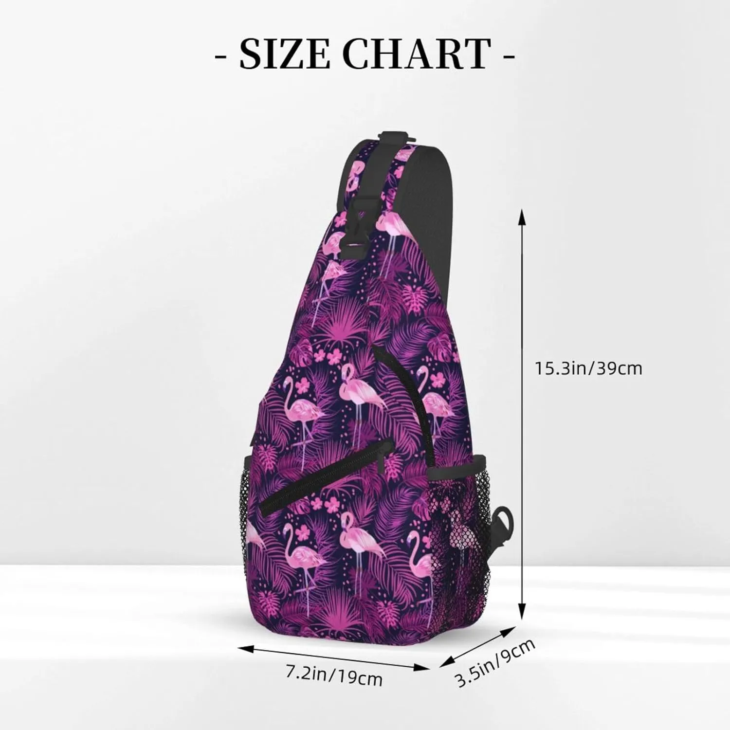 Chest Sling Bag Crossbody Shoulder Backpack Bag Gym Cycling Travel Hiking Daypack Cross Bag