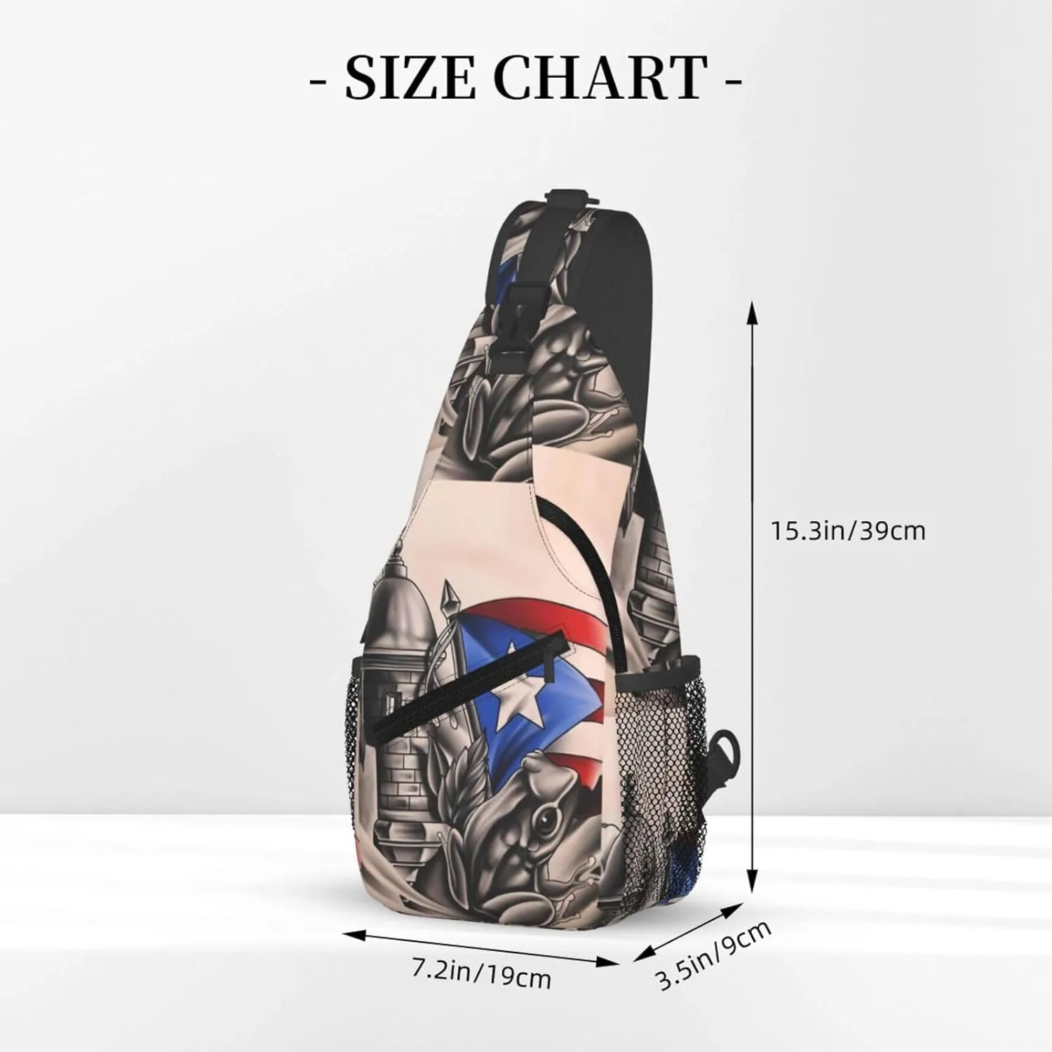 Chest Sling Bag Crossbody Shoulder Backpack Bag Gym Cycling Travel Hiking Daypack Cross Bag
